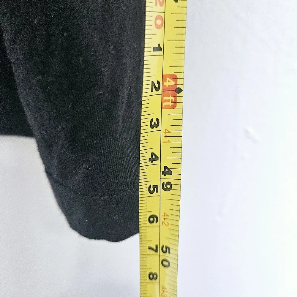 Babaton Aritzia Maxi sz Small Black Stretchy Side Slit 100% Knit Fabric Dress - Picture 7 of 8